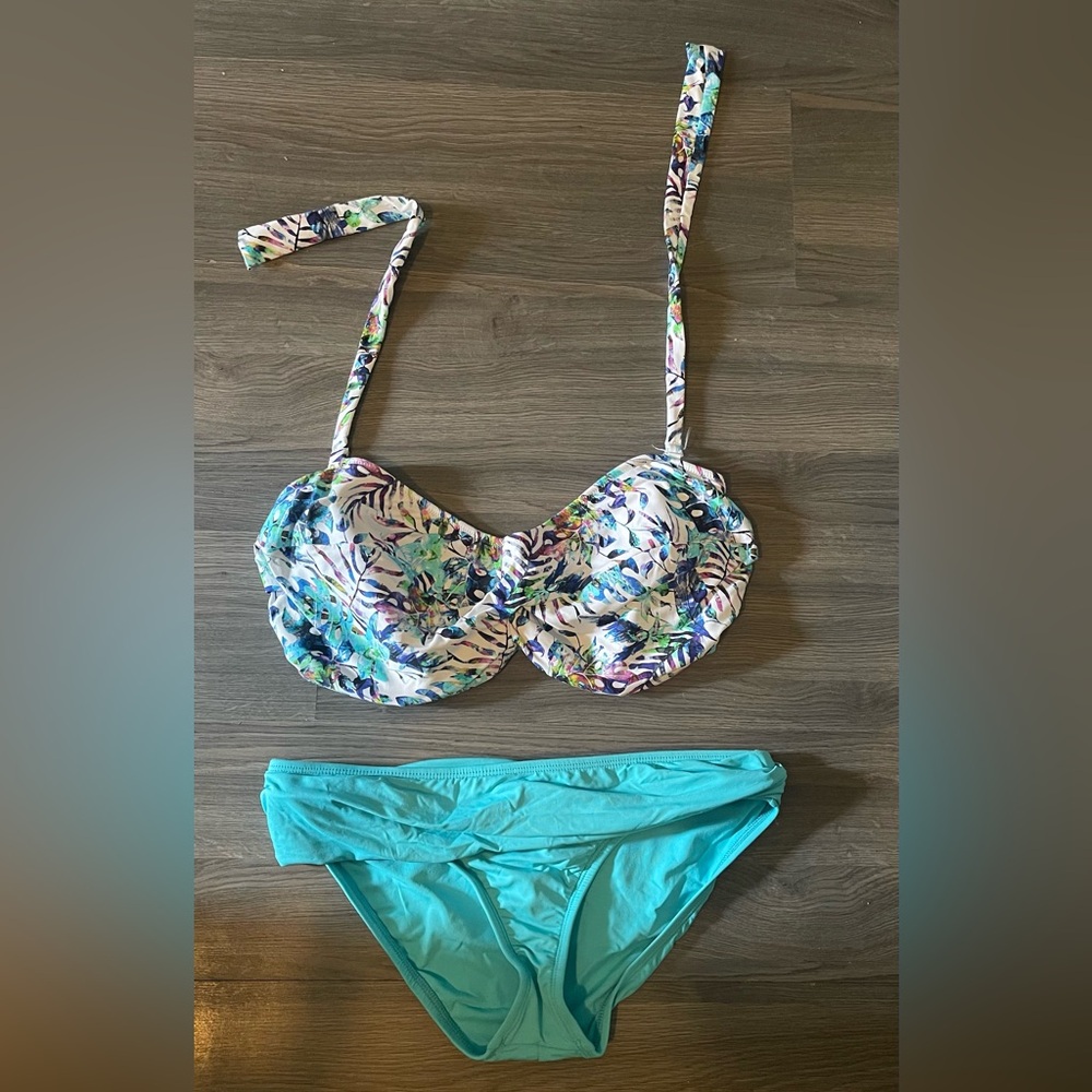 Fantasie swim top/Le Blanca swim bottoms
